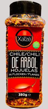 Chili de Arbol Flocken 380 gr.
